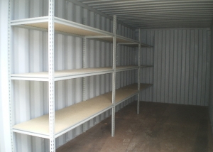 20' modular shelving